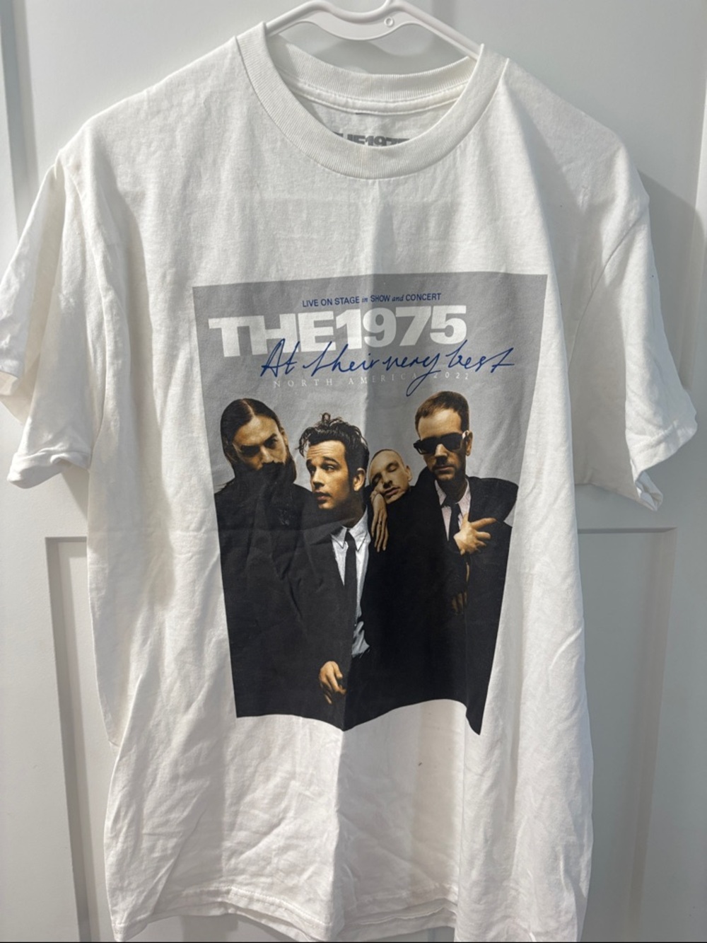 The 1975 Graphic Band Tee - White Short Sleeve